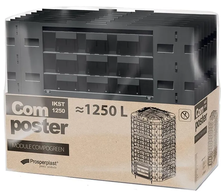 Prosperplast, kompostownik ogrodowy, 1250l