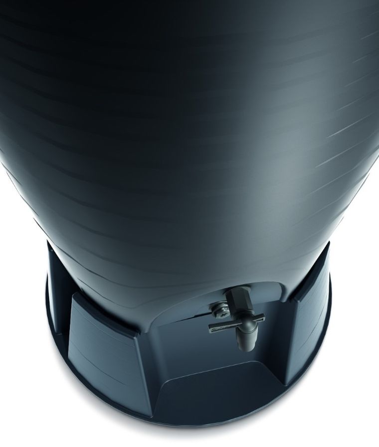 Prosperplast, kran do zbiornika na wodę, deszczówkę, czarny