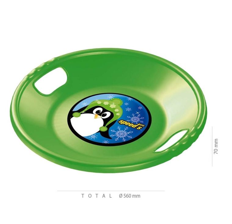 Prosperplast, Speed S, jabłuszko do zjeżdżania, zielone