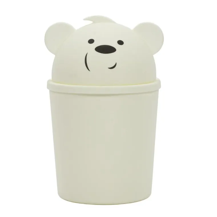 ProWorld, kosz na śmieci w kształcie misia do pokoju dziecięcego, 1,5 l