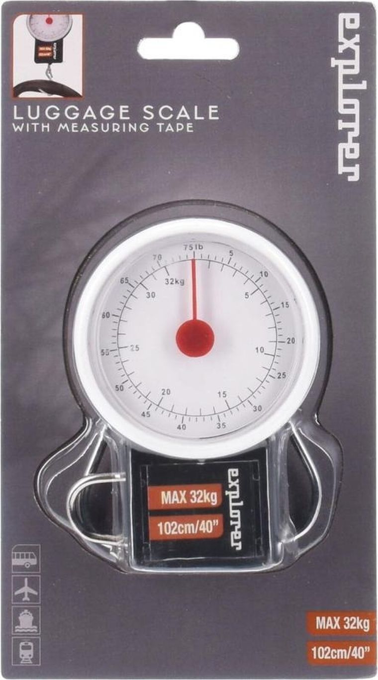 Proworld, waga bagażowa z miarką, max 32kg