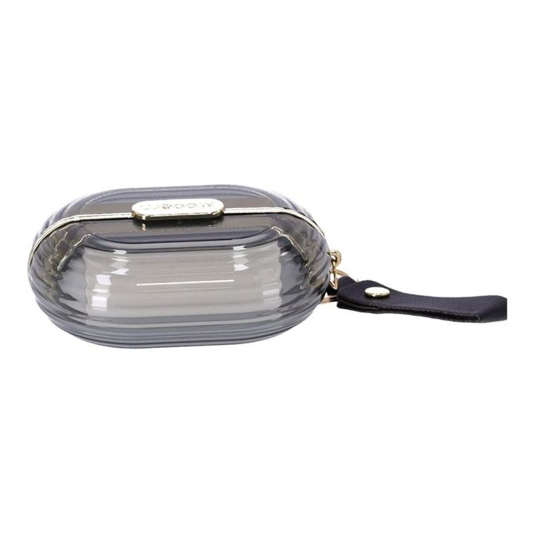 Przenośna mini szczotka do usuwania zmechaceń, szara