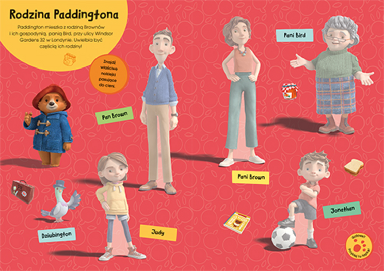 Przygody misia Paddingtona. Moje pierwsze zadania do wyklejania