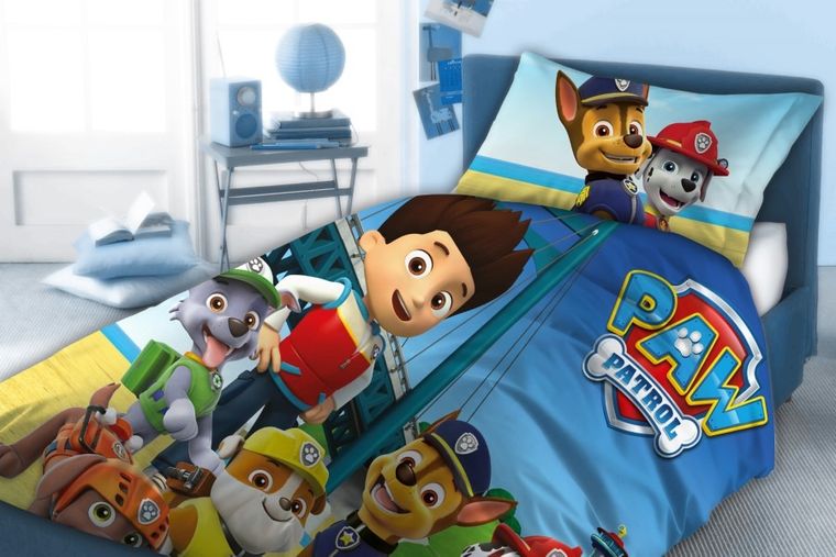 Psi Patrol, 2-częściowy komplet pościeli, 100-135 cm