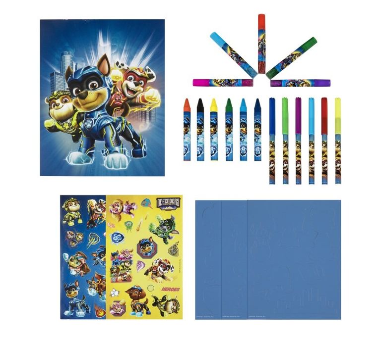 Psi Patrol, akcesoria szkolne, zestaw artystyczny