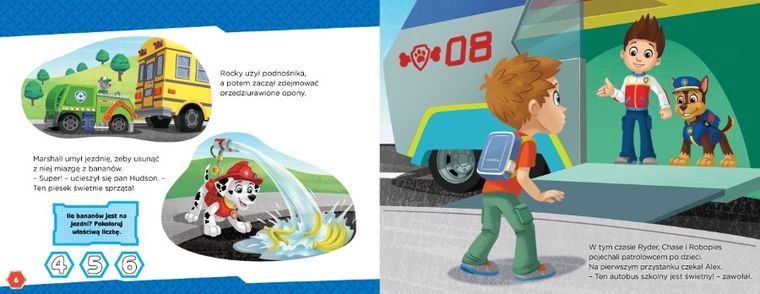 Psi Patrol. Bardzo ważne sprawy. Dzieci jadą do szkoły