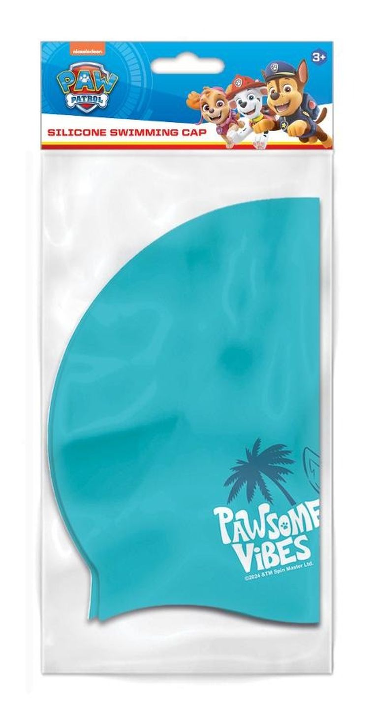 Psi Patrol, czepek pływacki, niebieski