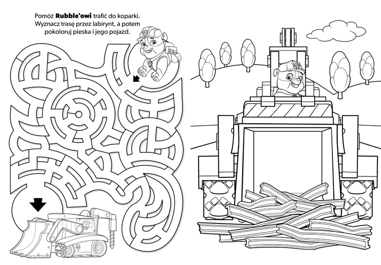 Psi Patrol. Dodaj kolorów. Część 8. Razem nam się uda!