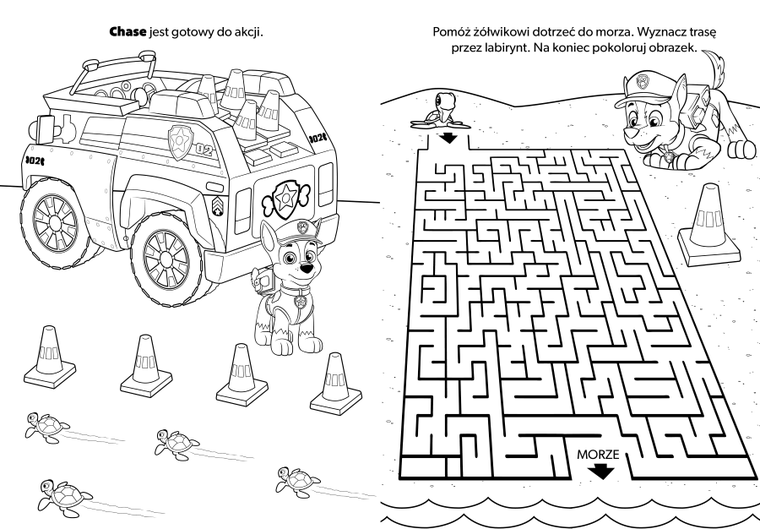 Psi Patrol. Dodaj kolorów. Część 9. Kolorowe misje