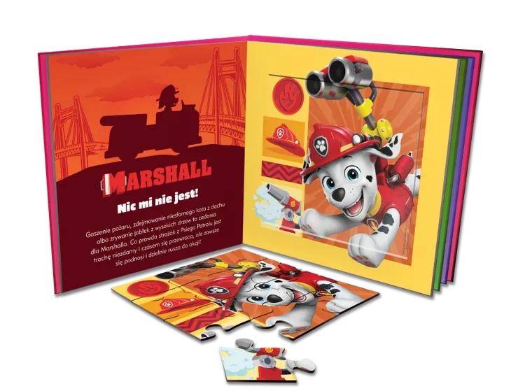 Psi Patrol. Książka z puzzlami