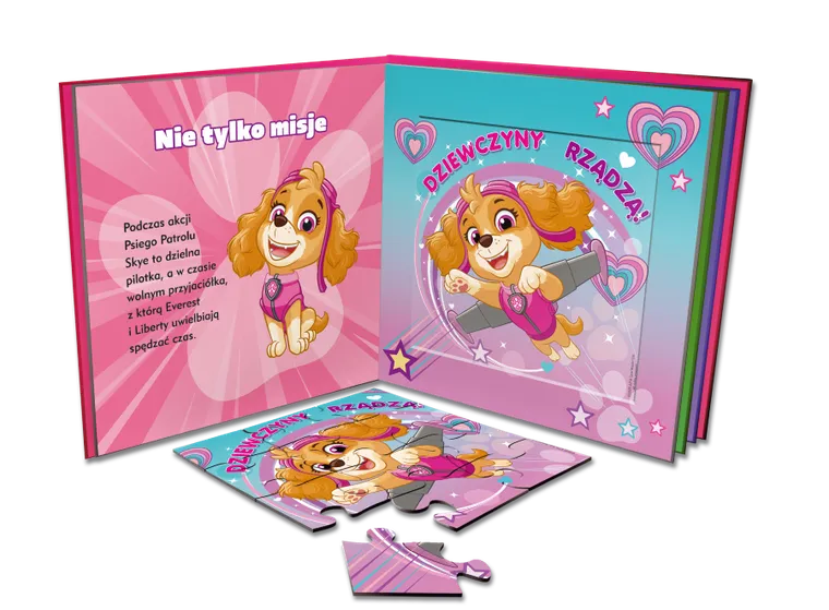 Psi Patrol. Książka z puzzlami