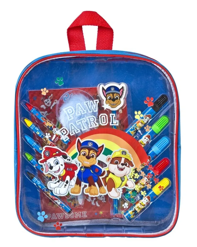 Psi Patrol, plecak dla przedszkolaka z akcesoriami
