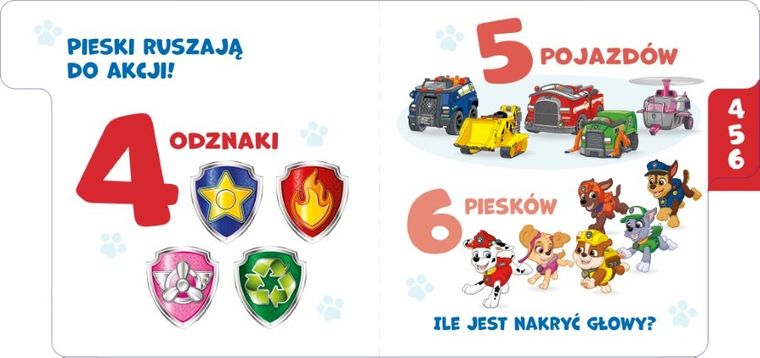 Psi Patrol. Poznaję liczby z pieskami