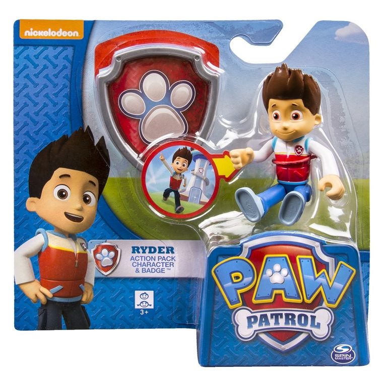 Psi Patrol, Ryder, figurka akcji z odznaką