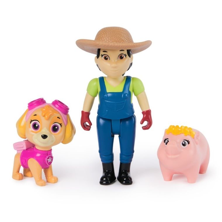 Psi Patrol, Skye & farmer Yumi, zestaw figurek