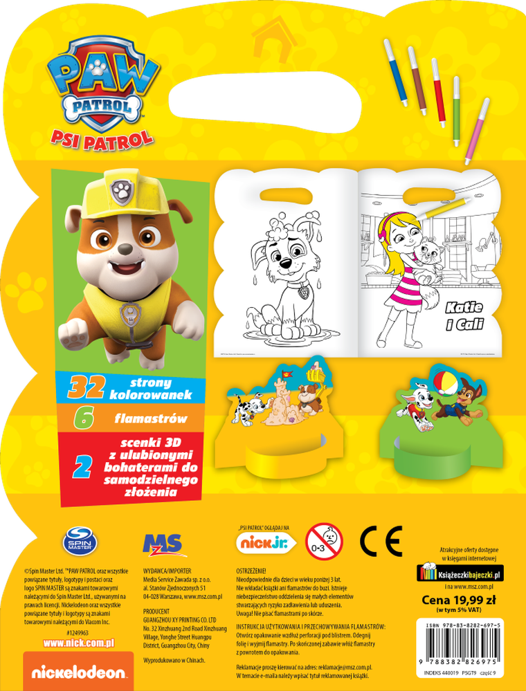 Psi Patrol. Superkolory. Psie figle