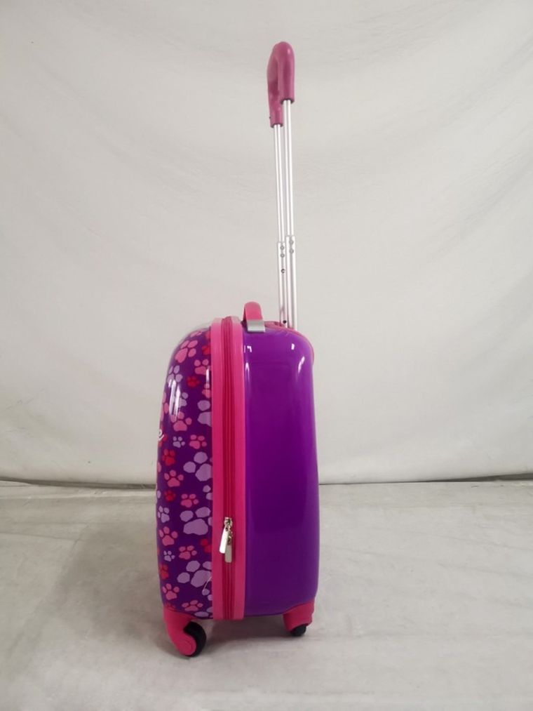 Psi Patrol, walizka podróżna na kółkach, różowa