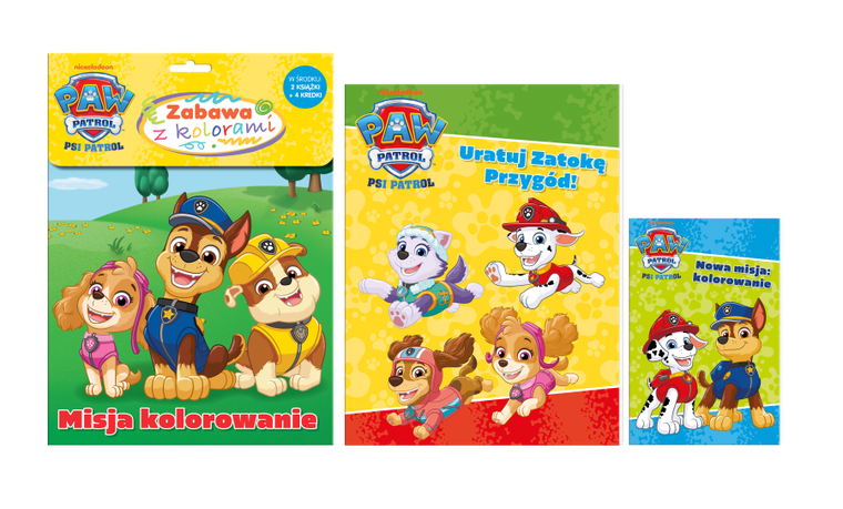 Psi Patrol. Zabawa z kolorami
