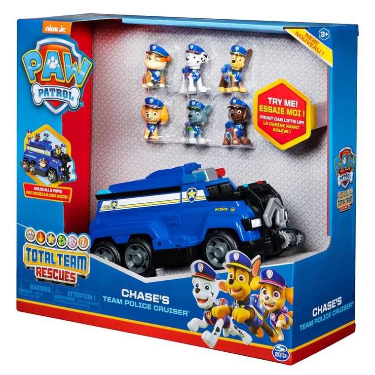 Psi Patrol, Zespół Chase'a, zestaw z 6 figurkami