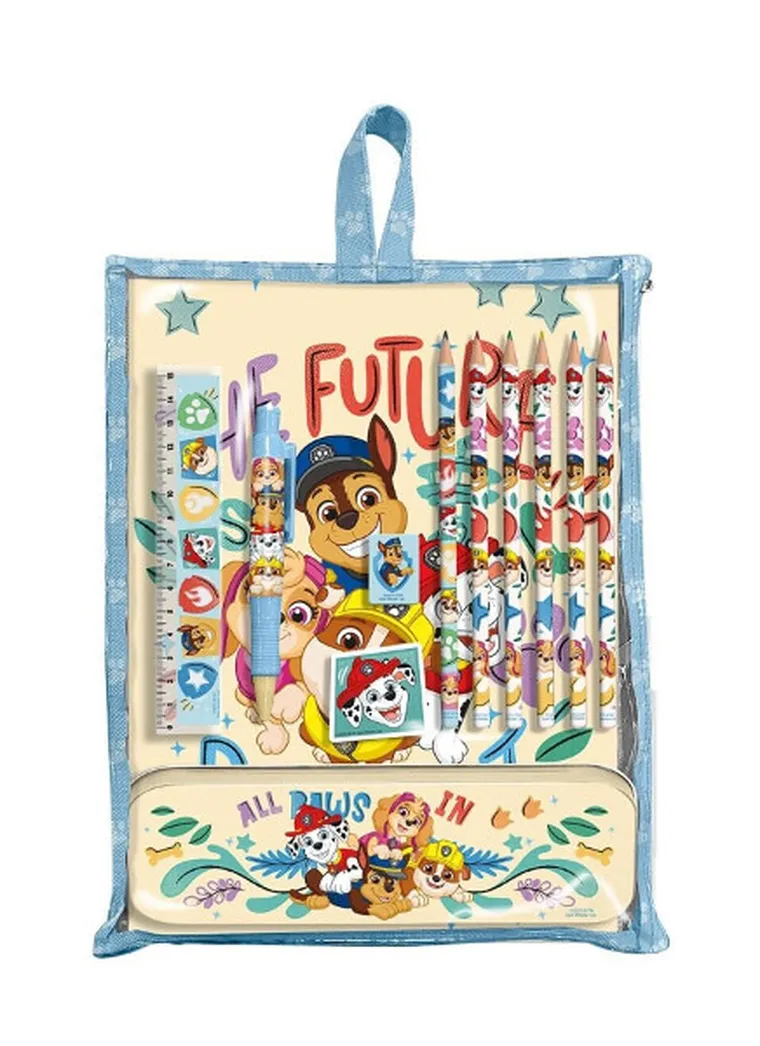 Psi Patrol, zestaw piśmienniczy, 12 elementów