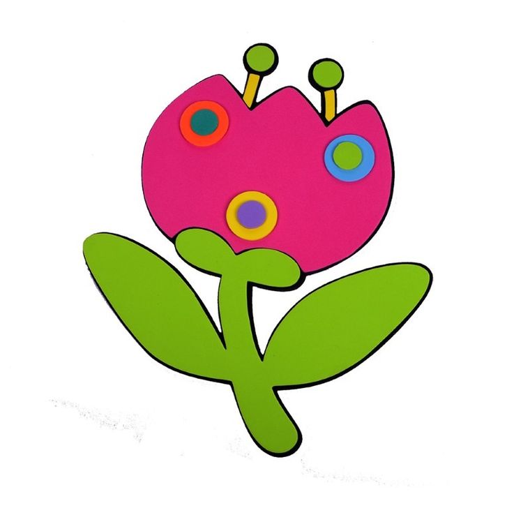 Pszczółka, Kwiatek, dekoracja ścienna