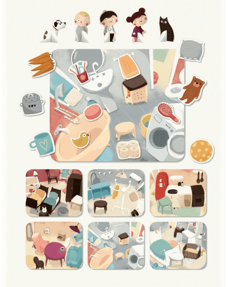 Pucio. Gdzie to położyć? Gra edukacyjna