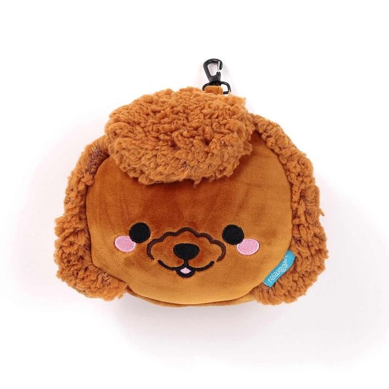 Puckator, poduszka podróżna i maska na oczy, pudel Gigi