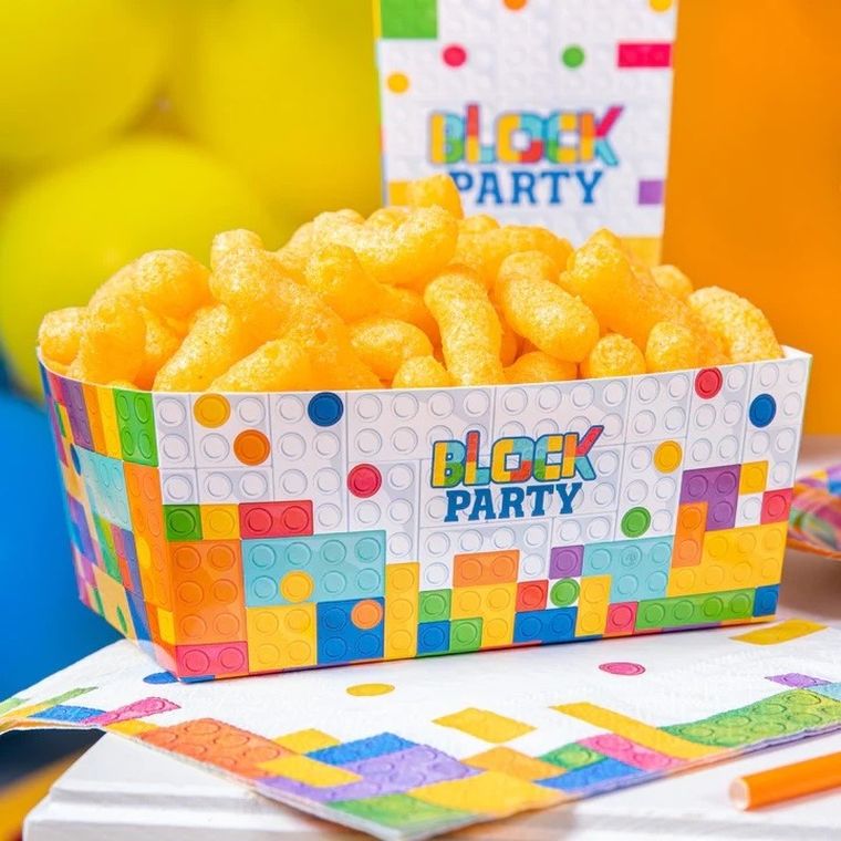 Pudełko na chipsy, klocki, 3 szt.