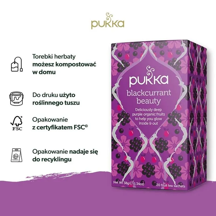 Pukka, herbata, Gorgeous Earl Grey