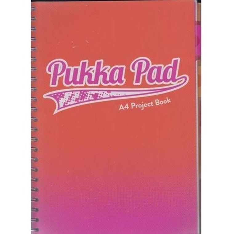 Pukka Pad, kołozeszyt, A4, Fusion Project Book, pomarańczowy, 1 szt.