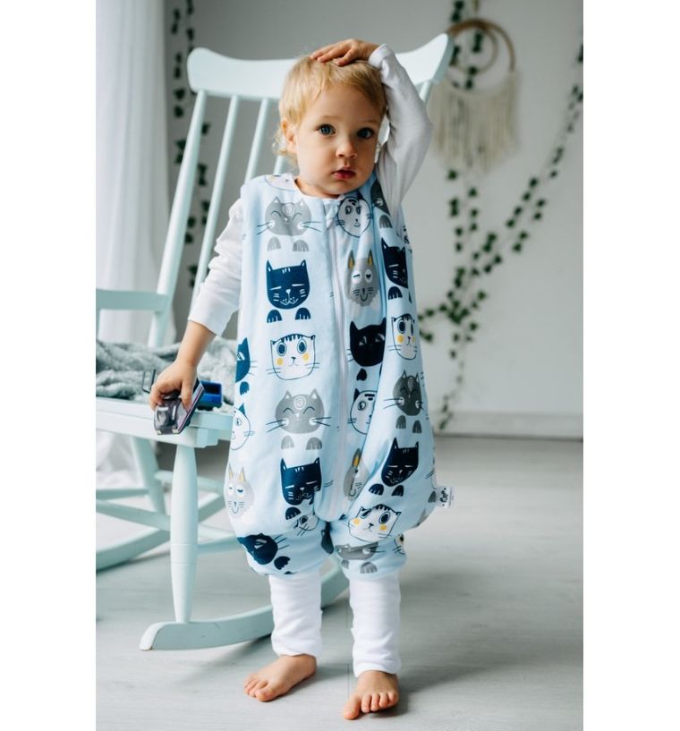 Pulp, Koty niebieskie, śpiworek z nogawkami, TOG 0.5, 2-4 l