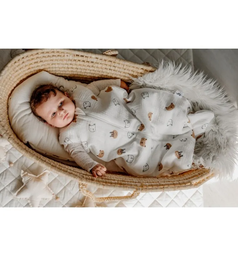 Pulp, Misiaczki, śpiworek całoroczny, TOG 1.75, 0-12m