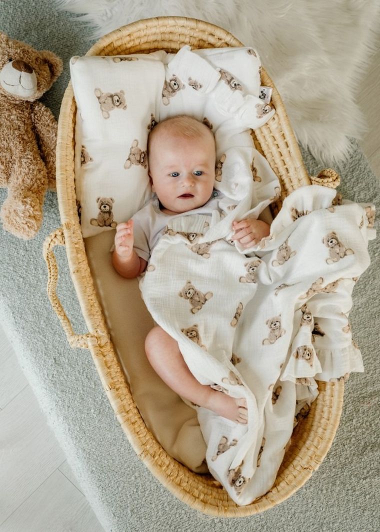 Pulp, Misie, poduszka muślinowa, 35-45 cm