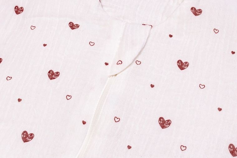 Pulp, Serduszka, śpiworek do spania, całoroczny, TOG 1.5, 3-12m