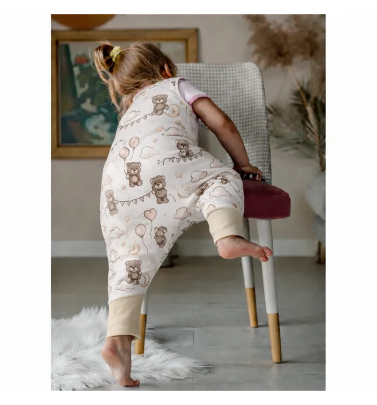 Pulp, Słodkie Sny, śpiworek letni z nogawkami i skarpetkami, TOG 0.5, 2-4 l