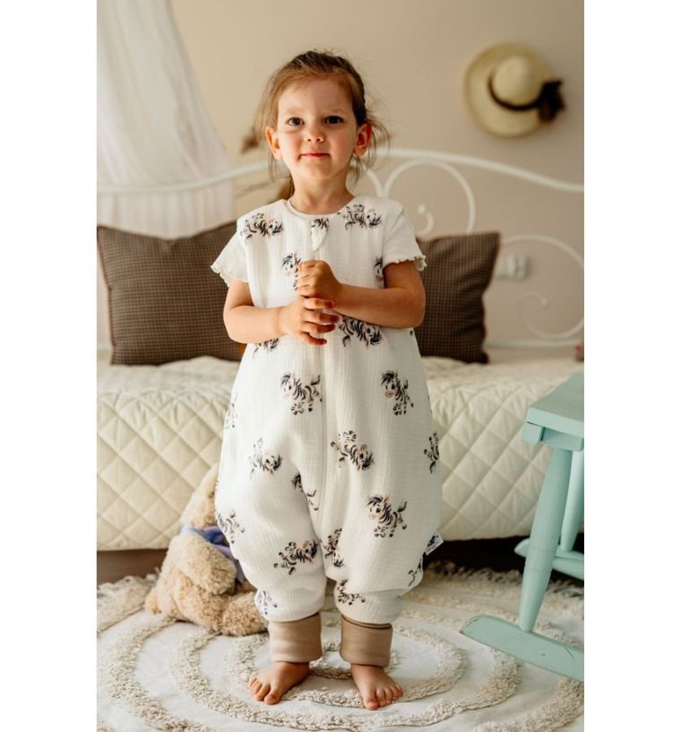 Pulp, Wesoła Zebra, śpiworek z nogawkami i skarpetkami, TOG 1.75, do 12-30m