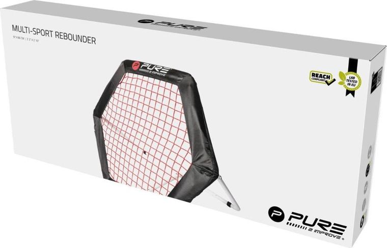 Pure 2 Improve, Rebounder hexagon, rama treningowa, 95-85 cm