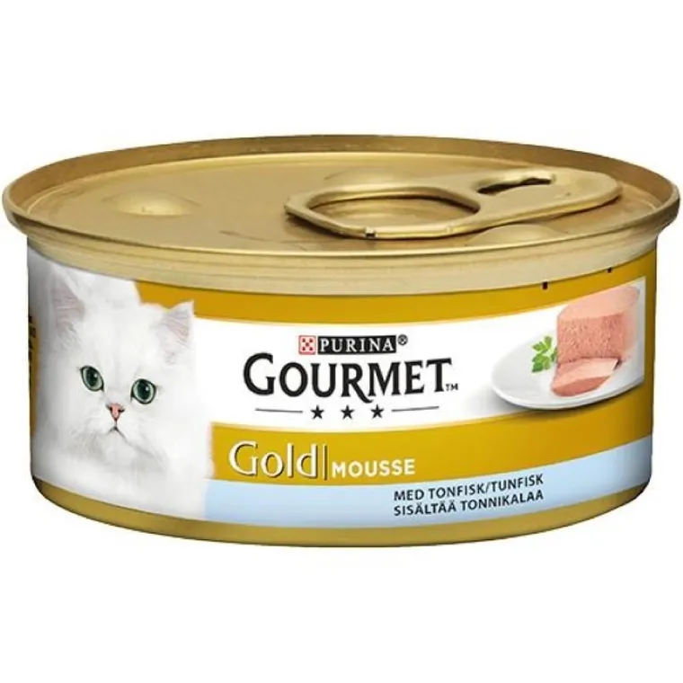 Purina, Gourmet Gold, mus z tuńczykiem, mokra karma dla kota, 85g