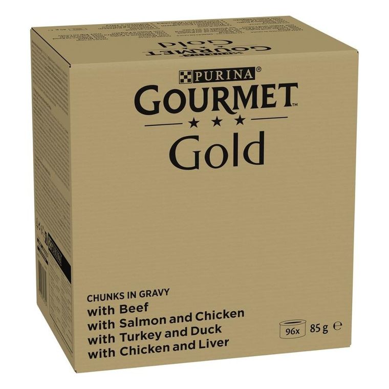 Purina Nestle, Gourmet Gold, mokra karma dla kota, kawałki w sosie, 96-85 g