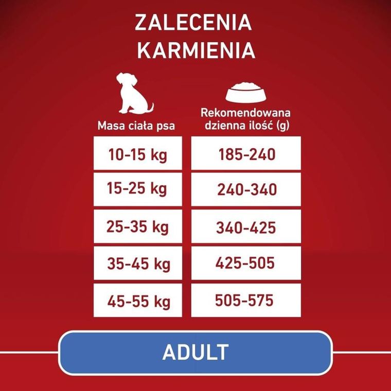 Purina, One, Adult, Beef & Rice, karma sucha dla psów ras średnich i dużych, 12 kg