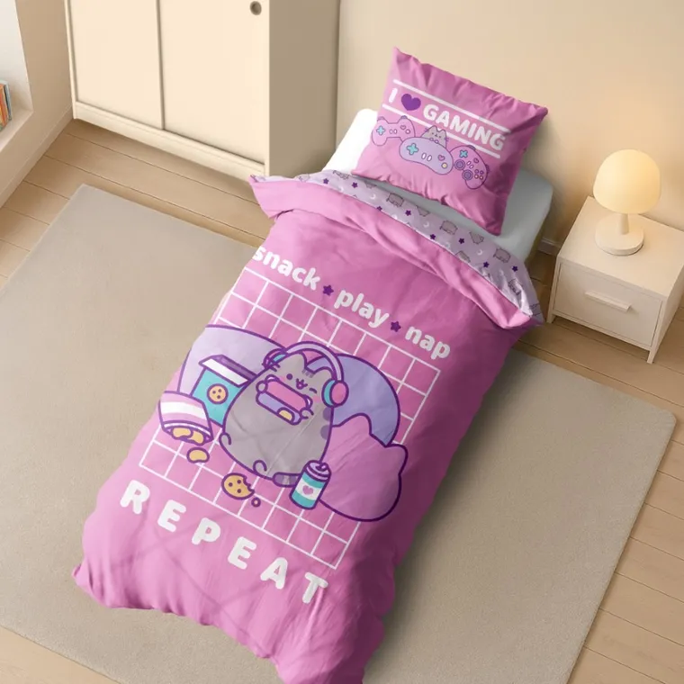 Pusheen, 2-częściowy komplet pościeli, 160-200 cm