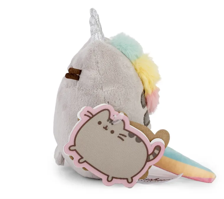 Pusheen, Jednorożec z tęczową grzywą, maskotka, 12 cm