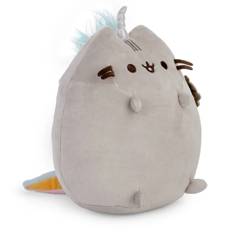 Pusheen, Jednorożec z tęczową grzywą, maskotka, 24 cm