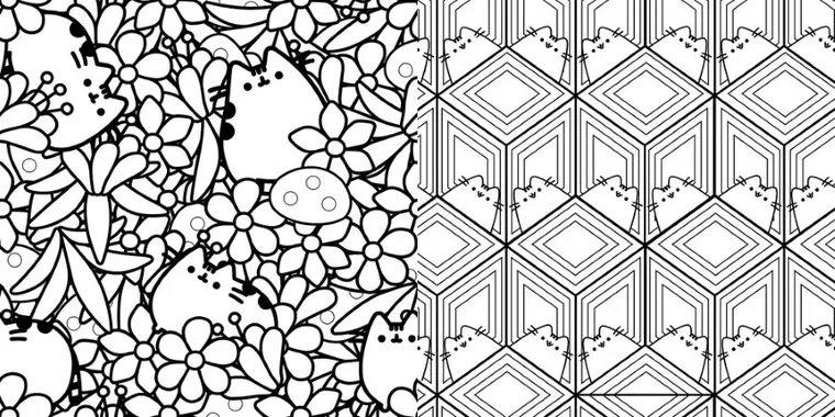 Pusheen. Kolorowanka