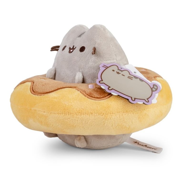 Pusheen w czekoladowym donucie, maskotka, 18 cm