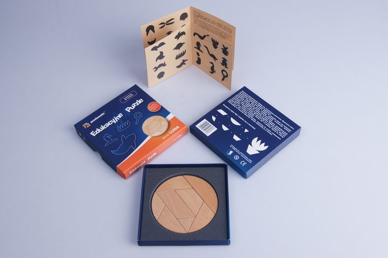 Puzzlomatic, Edukacyjne Puzzle - seria Luna, gra edukacyjna