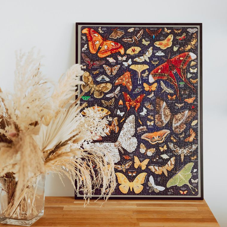 Puzzlove, CzuCzu, Ćmy, puzzle, 1000 elementów