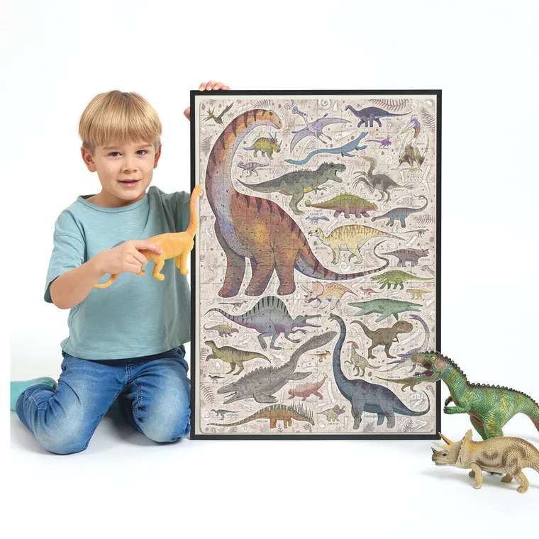 Puzzlove, CzuCzu, Dinozaury, puzzle, 200 elementów