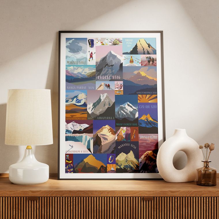 Puzzlove, Czuczu, Góry 8000 m n.p.m., puzzle, 1000 elementów