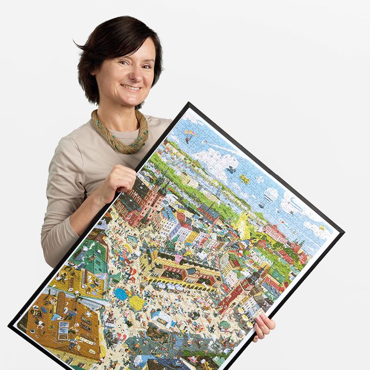 Puzzlove, CzuCzu, Miasto Kraków, puzzle, 1000 elementów